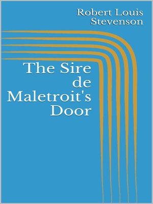 cover image of The Sire de Maletroit's Door